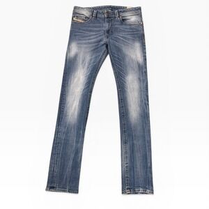 Diesel Thavar Slim Skinny Jeans Mens 32x32 Medium Wash Stretch 0833V Stretch VTG